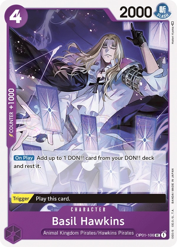 Basil Hawkins (OP01-106) — Uncommon One Piece card
