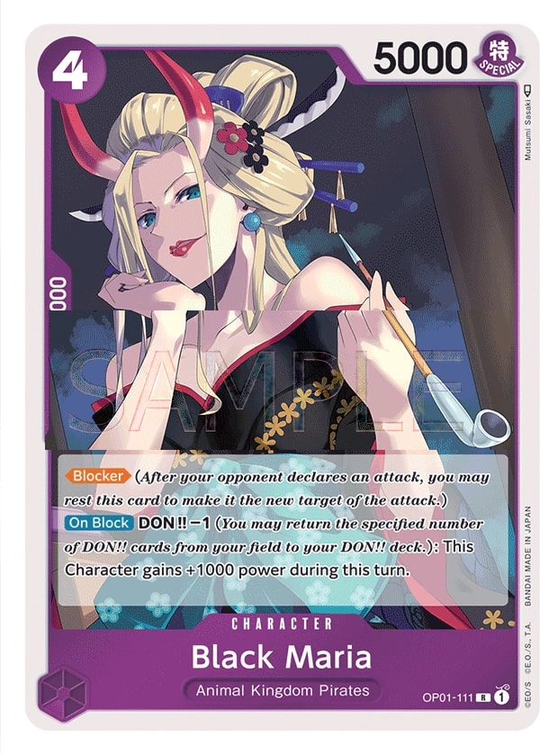 Black Maria (OP01-111) — Rare One Piece card