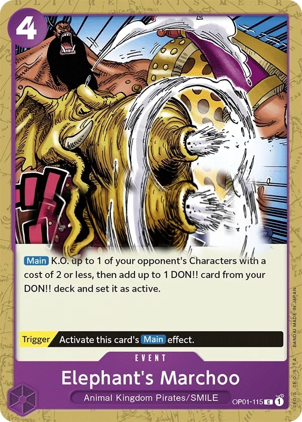 Elephant's Marchoo (OP01-115) — Common One Piece card