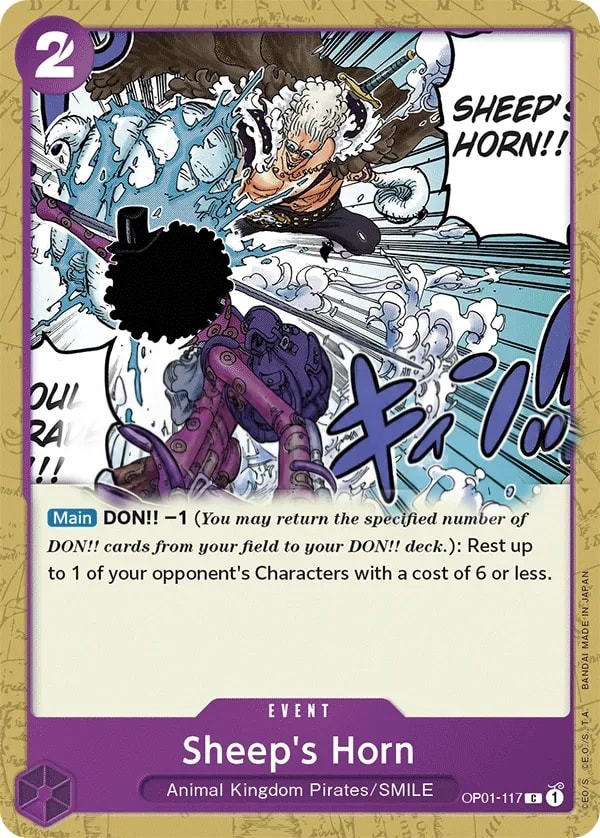 Sheep's Horn (OP01-117) — Common One Piece card