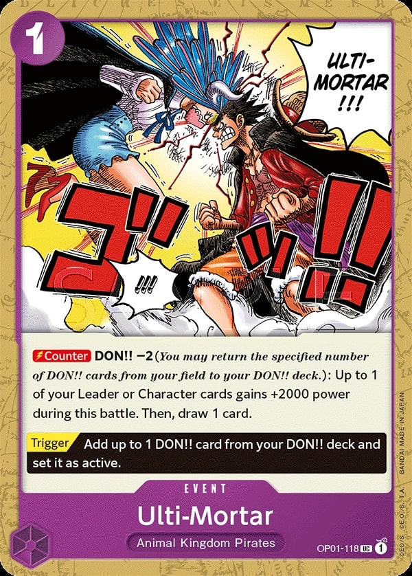 Ulti-Mortar (OP01-118) — Uncommon One Piece card