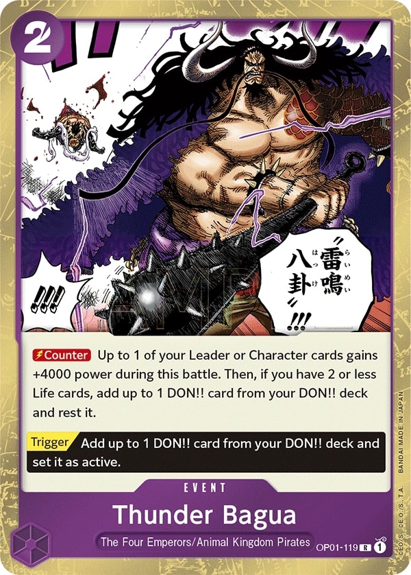 Thunder Bagua (OP01-119) — Rare One Piece card