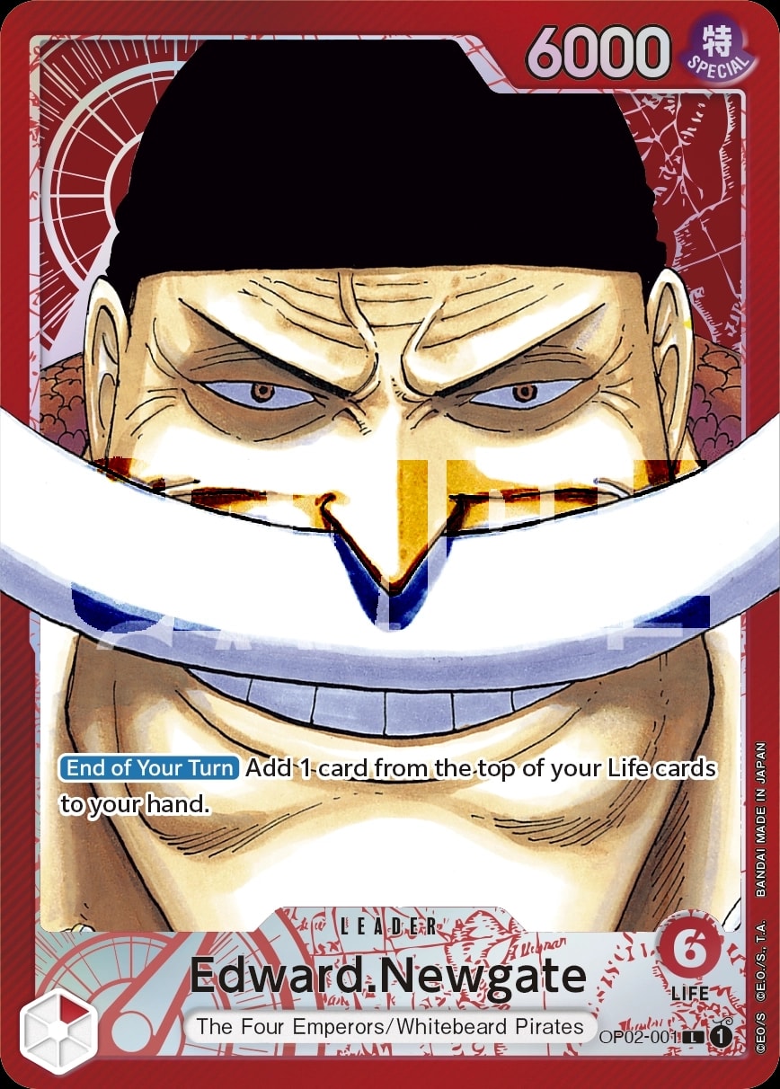 Edward.Newgate (001) (Alternate Art) One Piece card