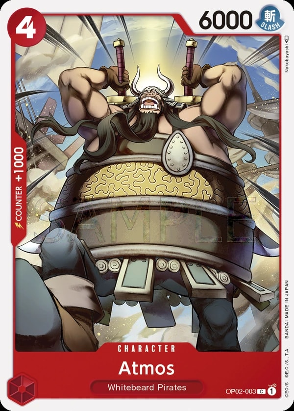 Atmos (OP02-003) — Common One Piece card
