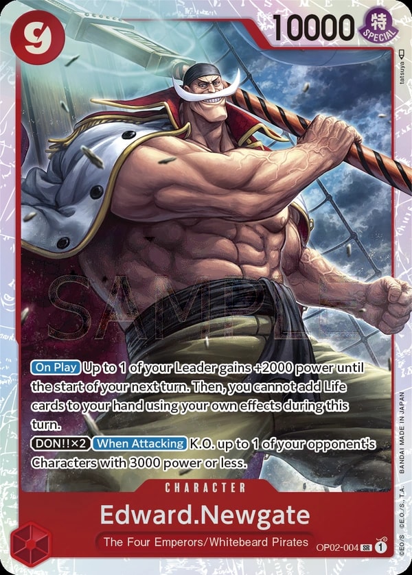 Edward.Newgate OP02-004 One Piece card