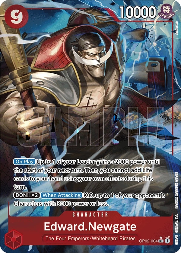 Edward.Newgate (004) (OP02-004) One Piece card