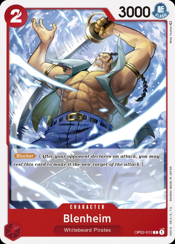 Blenheim (OP02-012) — Common One Piece card