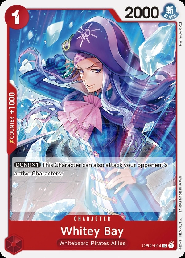 Whitey Bay (OP02-014) — Uncommon One Piece card
