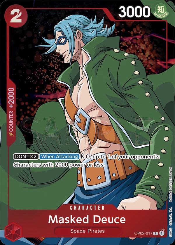 Masked Deuce (017) (Alternate Art) One Piece card