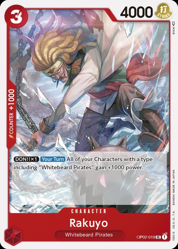 Rakuyo (OP02-019) — Uncommon One Piece card