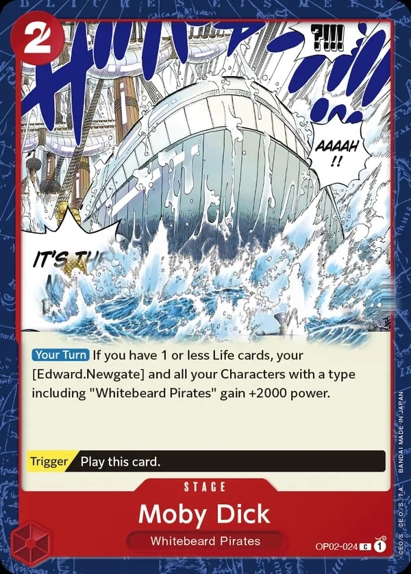 Moby Dick (OP02-024) — Common One Piece card
