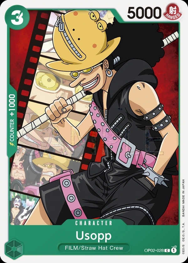 Usopp (OP02-028) — Common One Piece card
