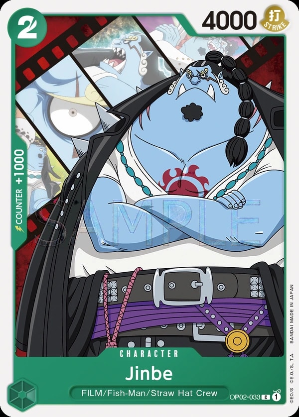Jinbe (OP02-033) — Common One Piece card