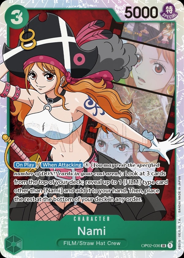 Nami OP02-036 One Piece card