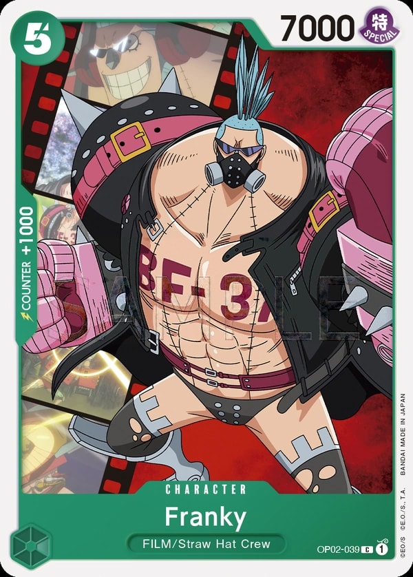 Franky (OP02-039) — Common One Piece card