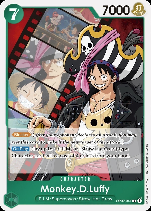 Monkey.D.Luffy (OP02-041) — Rare One Piece card