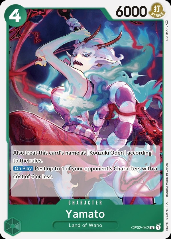 Yamato (OP02-042) — Rare One Piece card