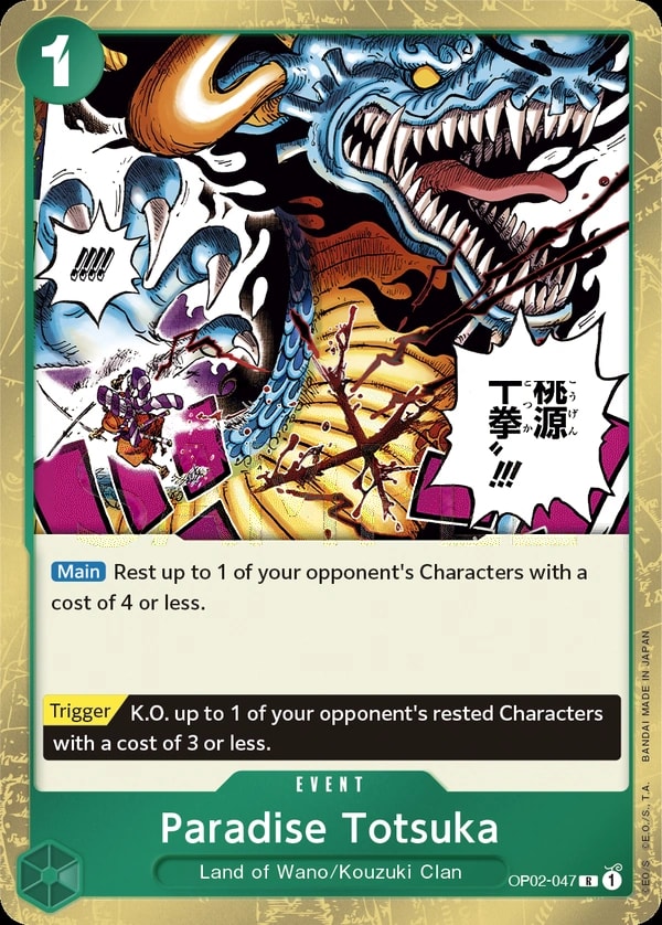 Paradise Totsuka (OP02-047) — Rare One Piece card