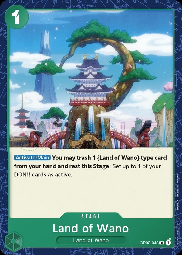 Land of Wano (OP02-048) — Common One Piece card