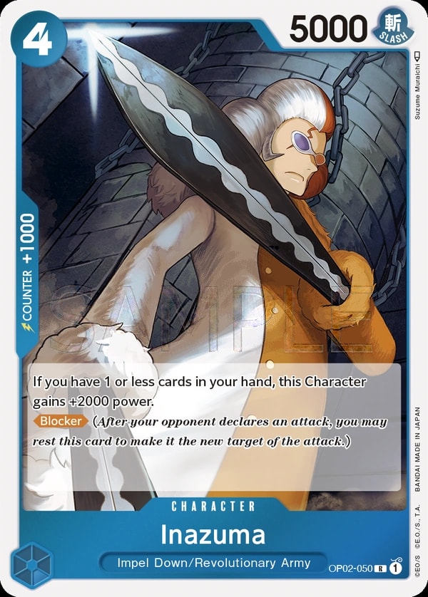 Inazuma (OP02-050) — Rare One Piece card