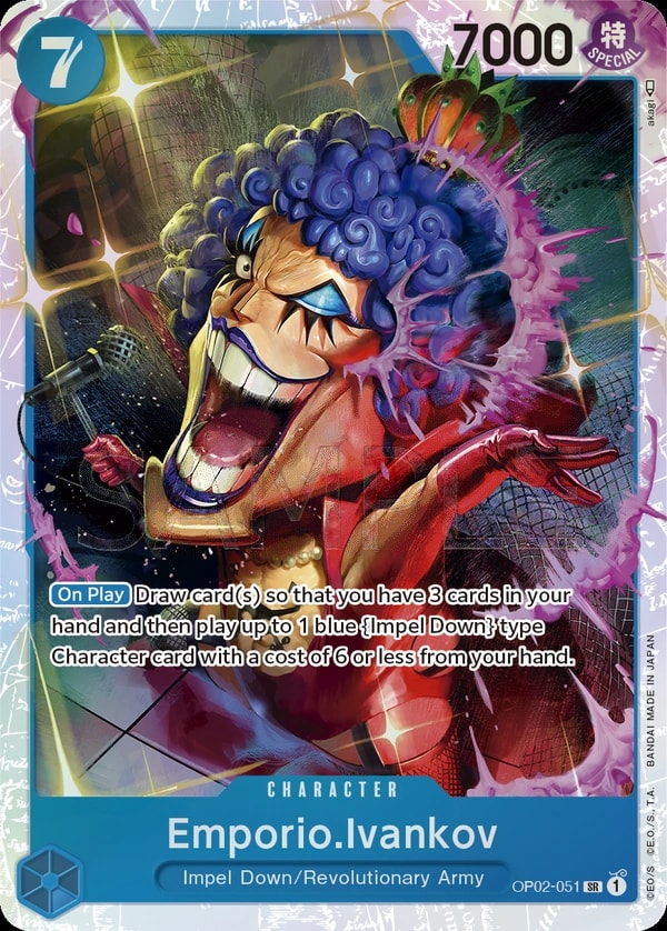 Emporio.Ivankov OP02-051 One Piece card