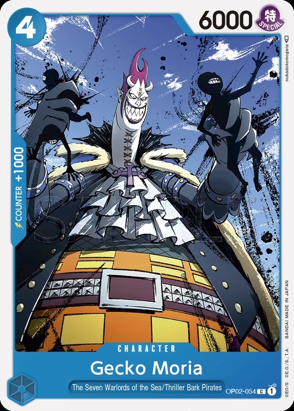Gecko Moria (OP02-054) — Common One Piece card