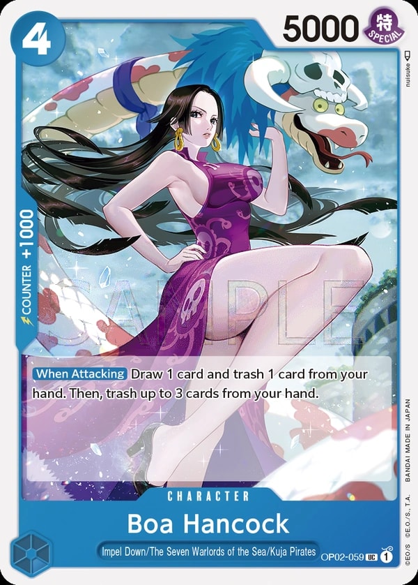 Boa Hancock (OP02-059) — Uncommon One Piece card