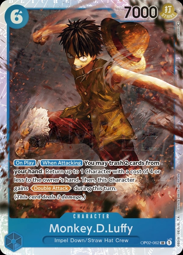 Monkey.D.Luffy OP02-062 One Piece card