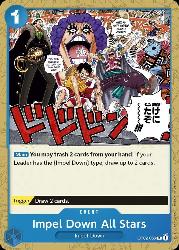 Impel Down All Stars (OP02-066) — Common One Piece card