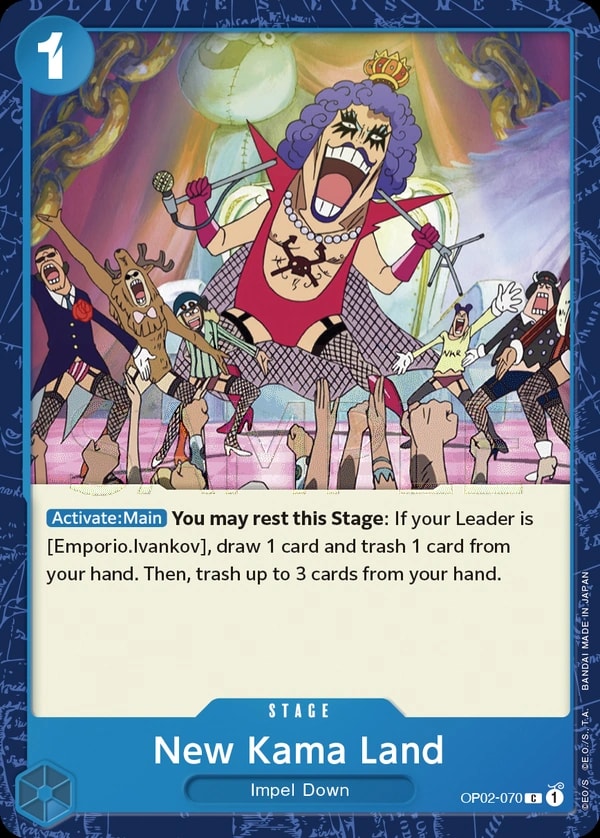 New Kama Land (OP02-070) — Common One Piece card