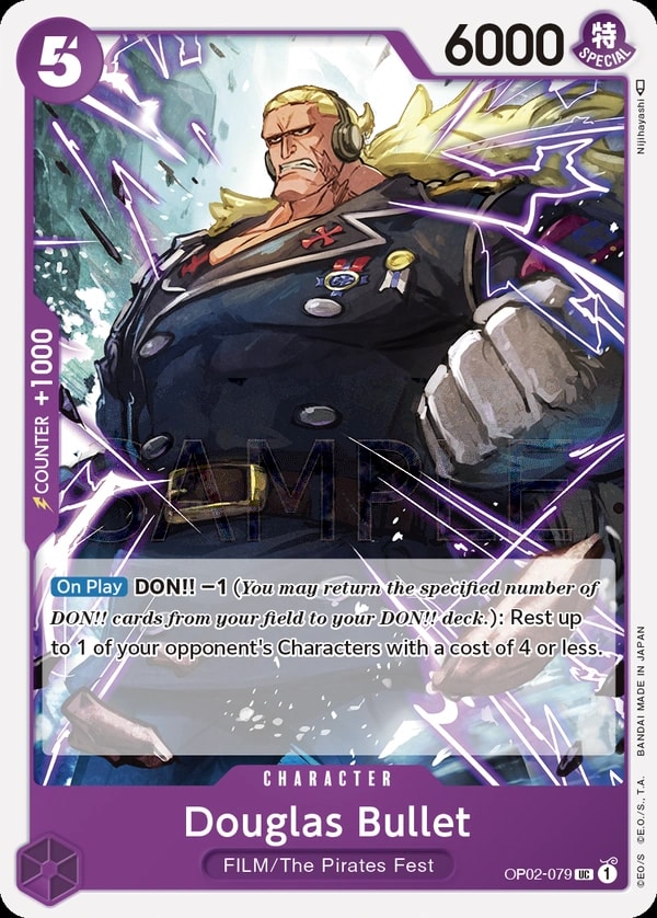 Douglas Bullet (OP02-079) — Uncommon One Piece card