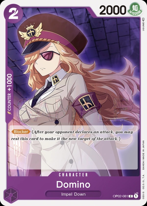 Domino (OP02-081) — Common One Piece card