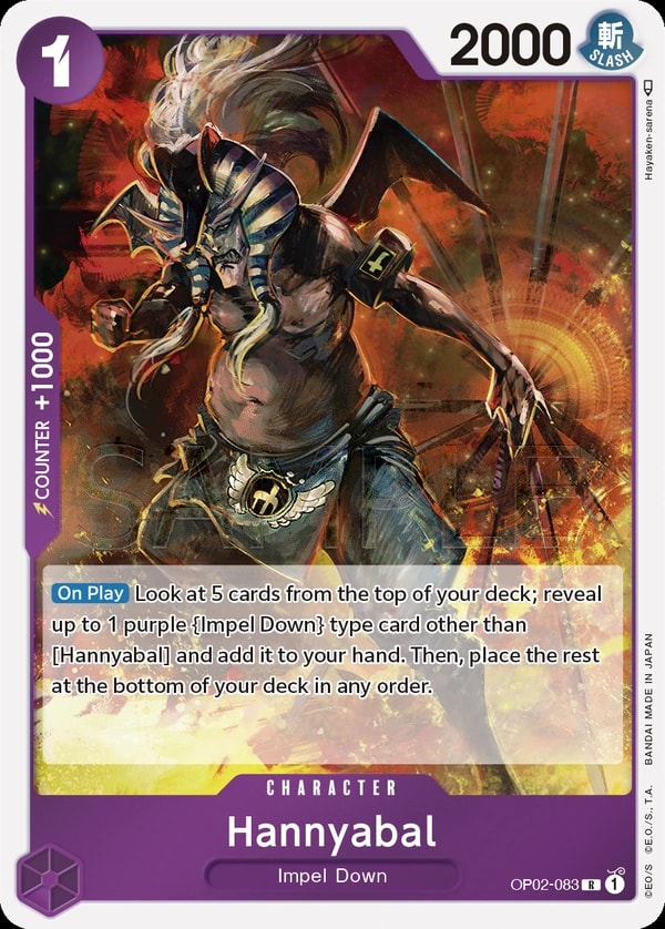 Hannyabal (OP02-083) — Rare One Piece card