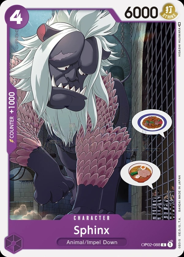 Sphinx (OP02-088) — Common One Piece card