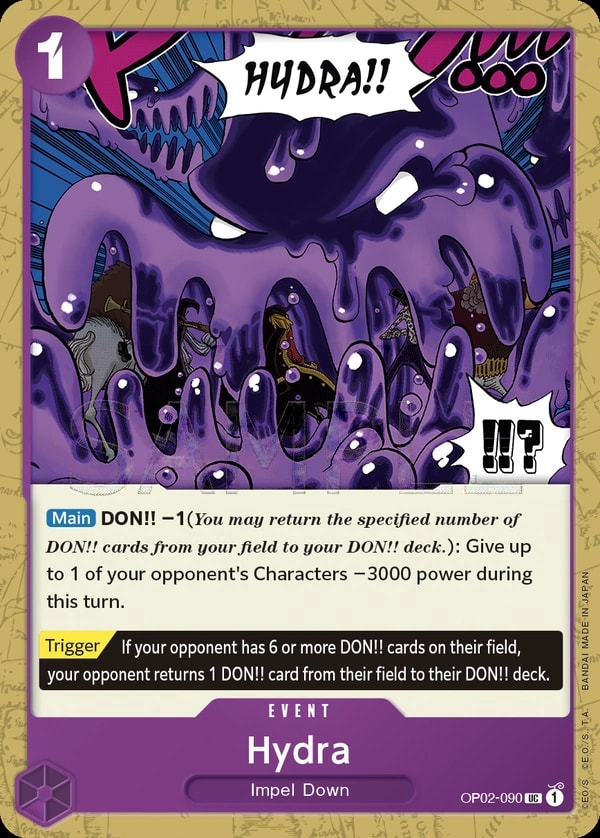 Hydra (OP02-090) — Uncommon One Piece card