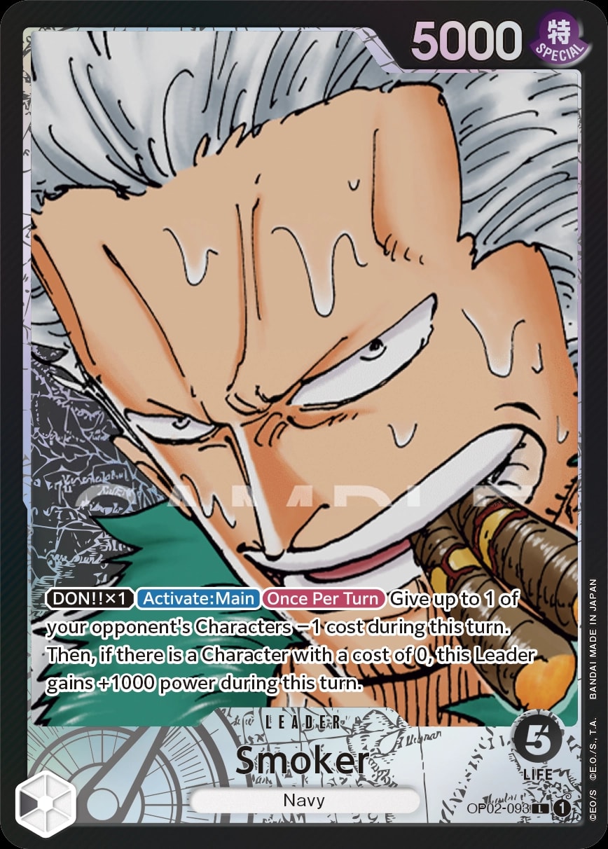 Smoker (093) (Alternate Art) One Piece card
