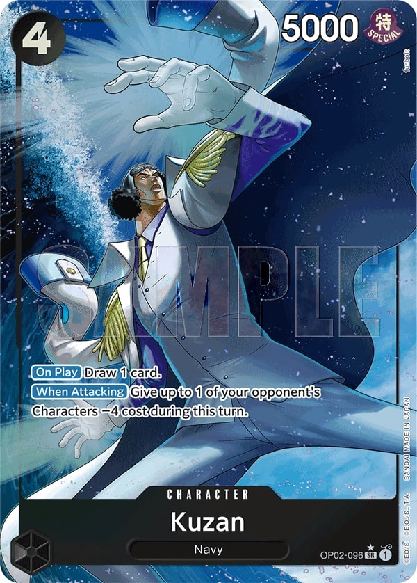 Kuzan (096) (OP02-096) One Piece card
