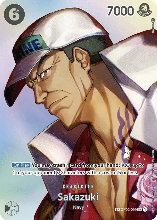 Sakazuki (099) (SP) One Piece card
