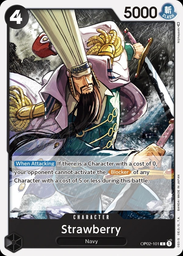 Strawberry (OP02-101) — Common One Piece card