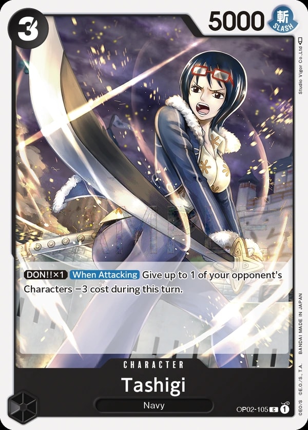 Tashigi (OP02-105) — Common One Piece card