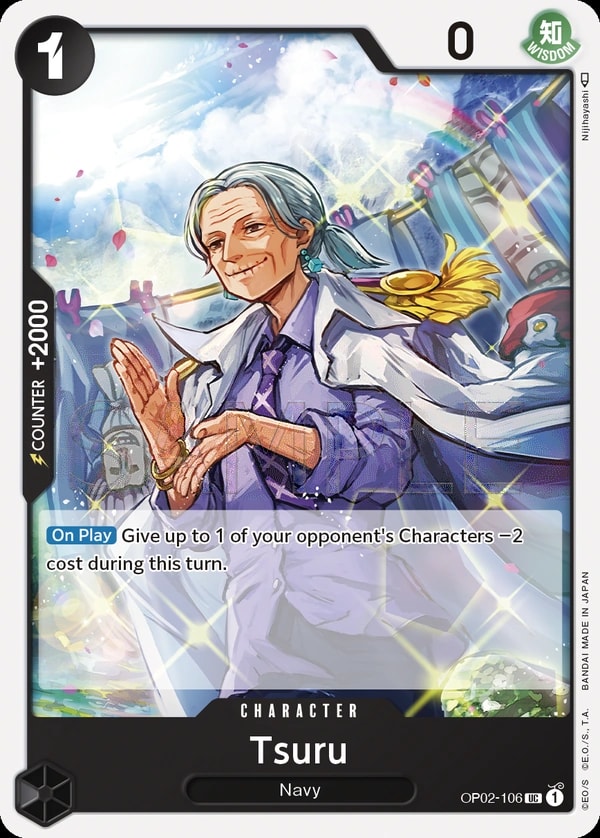 Tsuru (OP02-106) — Uncommon One Piece card