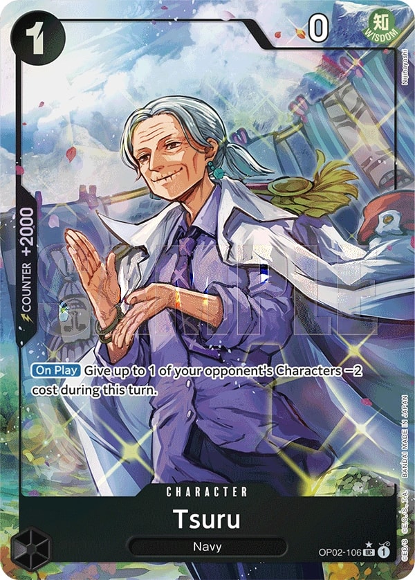 Tsuru (106) (Full Art) One Piece card