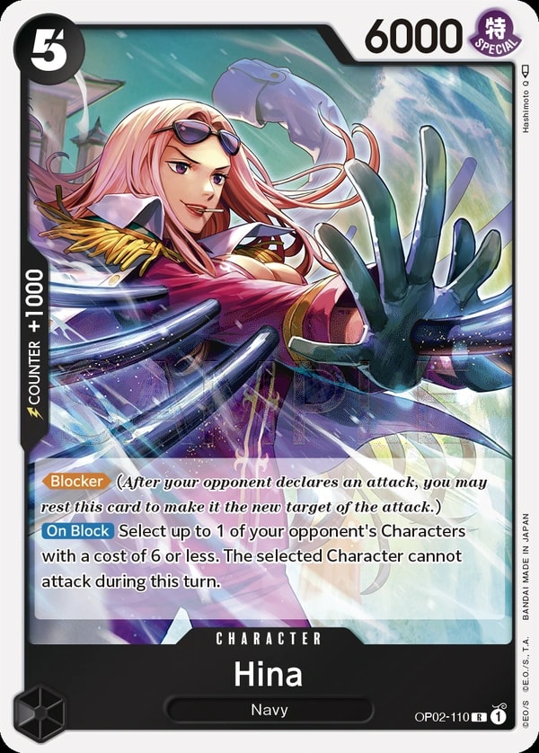 Hina (OP02-110) — Rare One Piece card