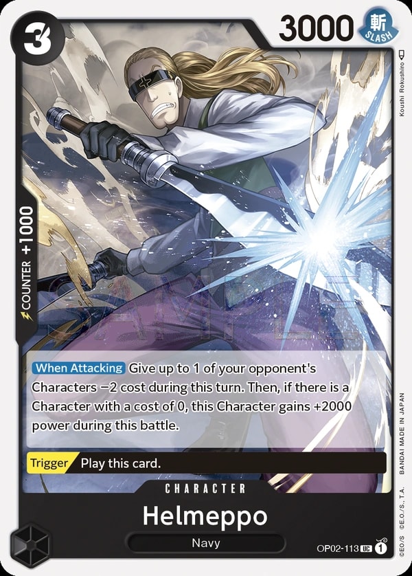 Helmeppo (OP02-113) — Uncommon One Piece card
