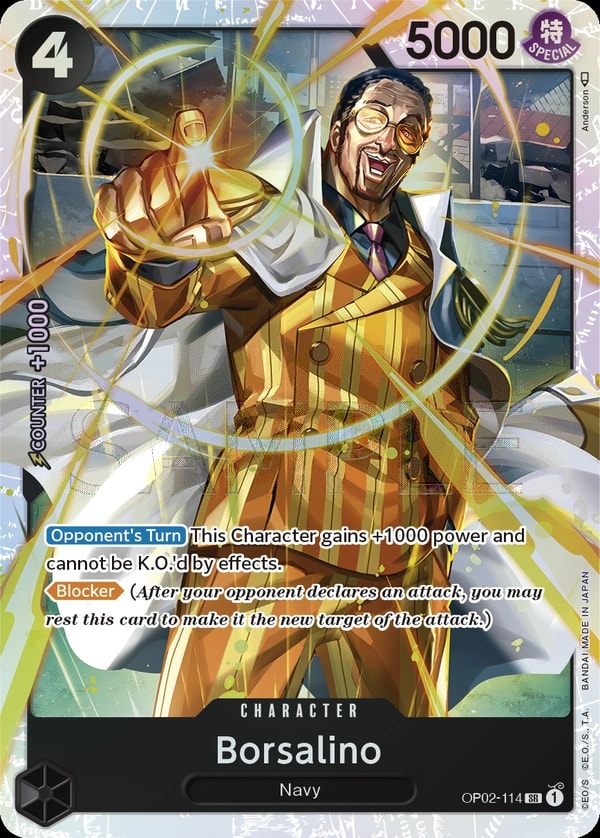 Borsalino OP02-114 One Piece card