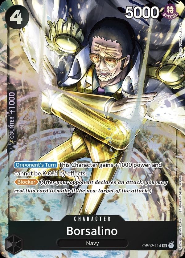 Borsalino (114) (Alternate Art) One Piece card