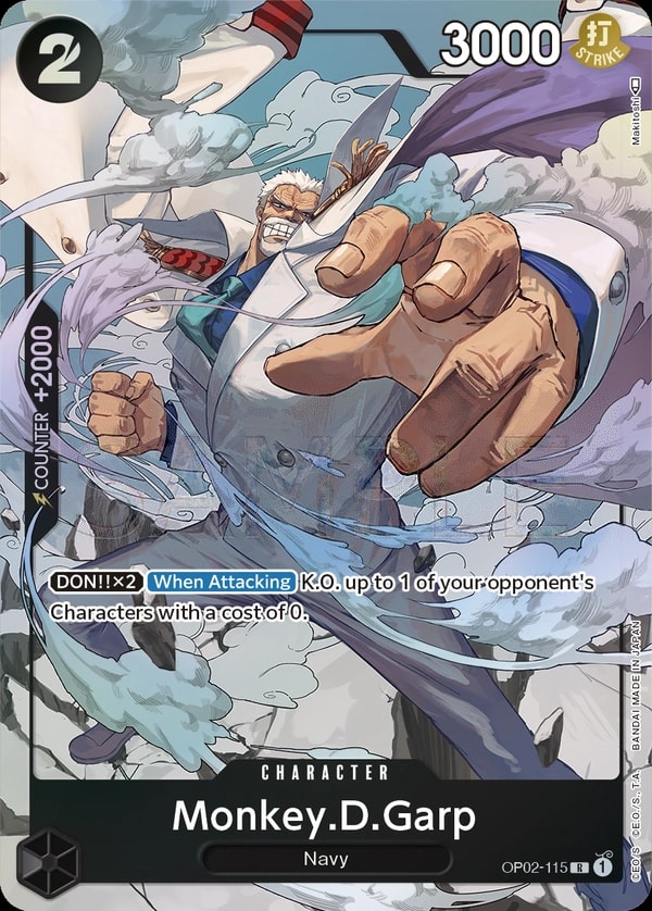 Monkey.D.Garp (115) (Alternate Art) One Piece card