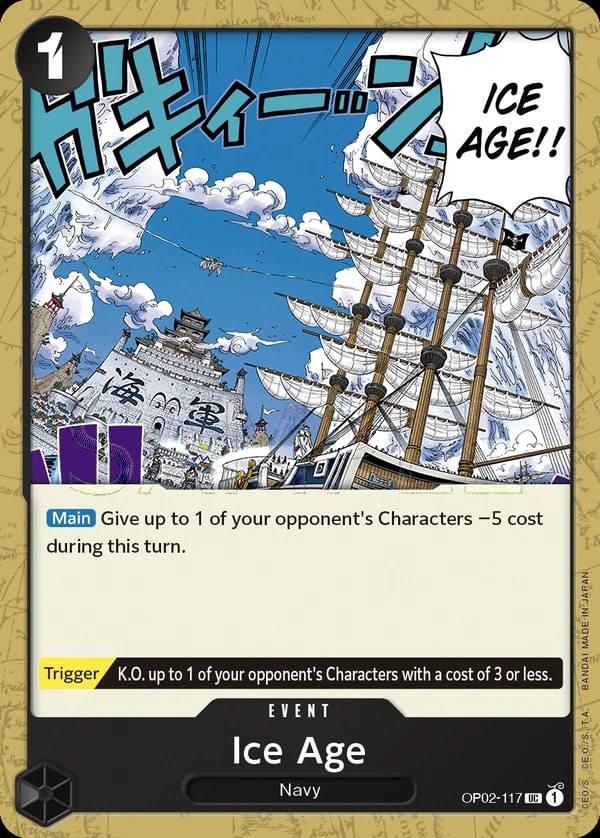 Ice Age (OP02-117) — Uncommon One Piece card
