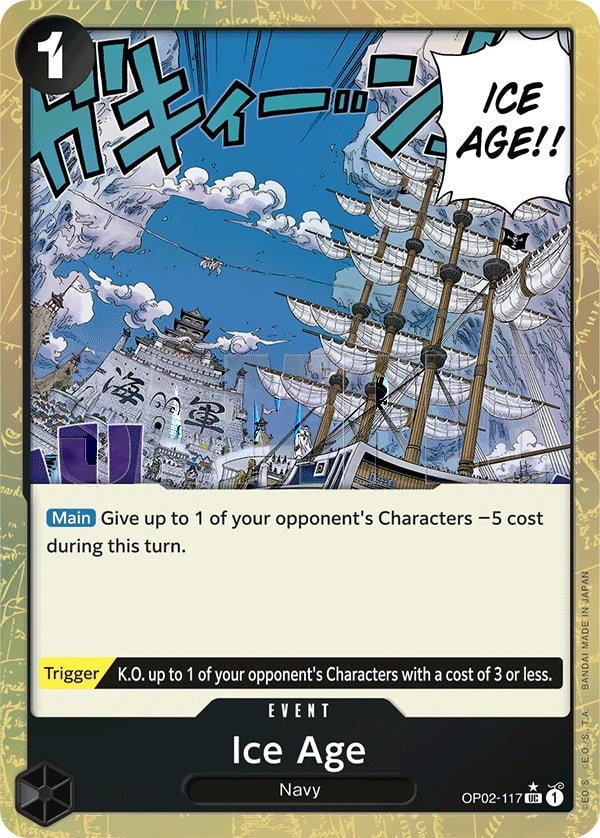 Ice Age (117) (Textured Foil) One Piece card