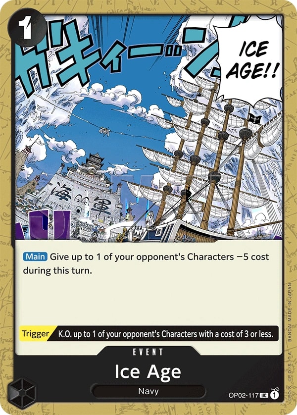 Ice Age (117) One Piece card